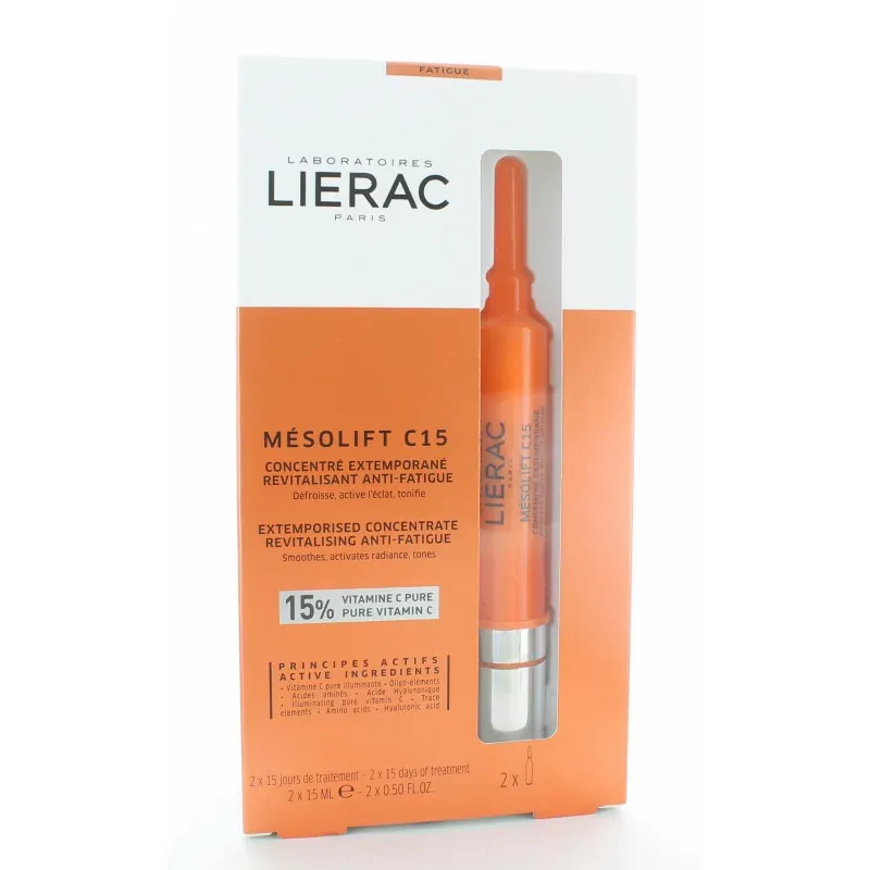 Lierac Mésolift C15 Concentré Anti-fatigue 2X15ml