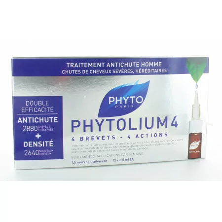 Phytolium 4 Traitement Antichute Homme 12x3,5ml