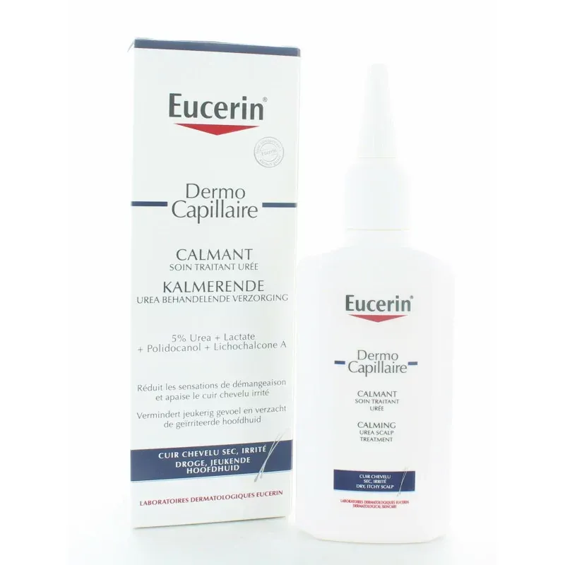 Eucerin Dermo Capillaire Calmant Soin Traitant Urée 100ml- Univers Pharmacie