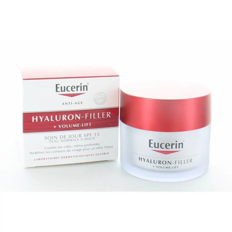 Eucerin Hyaluron-Filler + Volume-Lift Soin de Jour peau normale à mixte 50ml