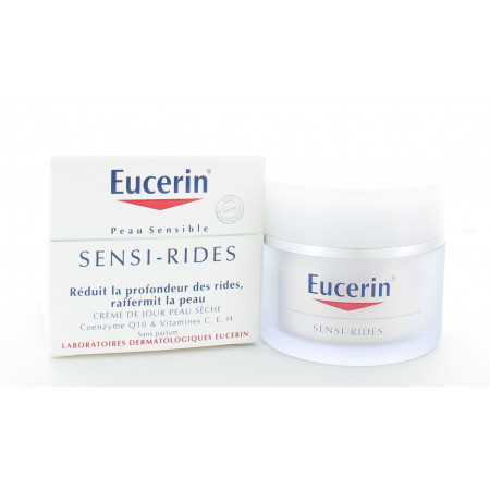 Eucerin Sensi-Rides Crème de Jour Peau Sèche 50ml