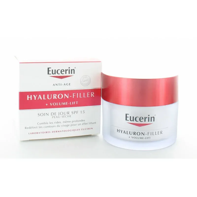 Eucerin Hyaluron-Filler + Volume Lift Soin de Jour Peau Sèche 50ml