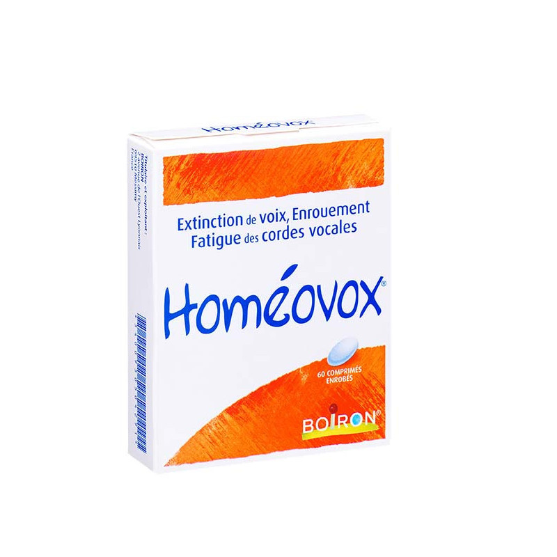 Boiron Homéovox 60 comprimés - Univers Pharmacie