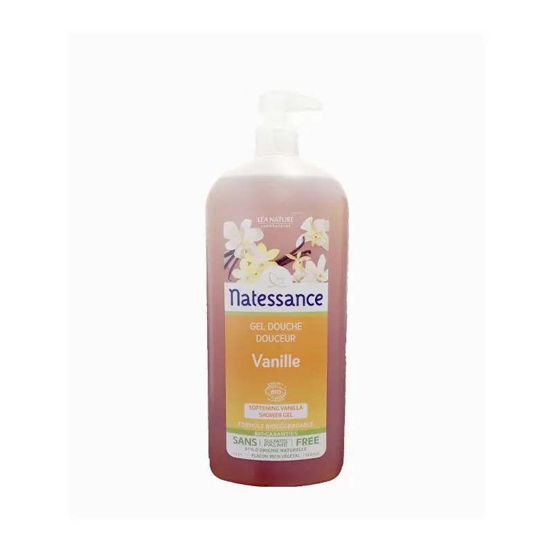 Natessance Gel Douche Douceur Vanille 1L