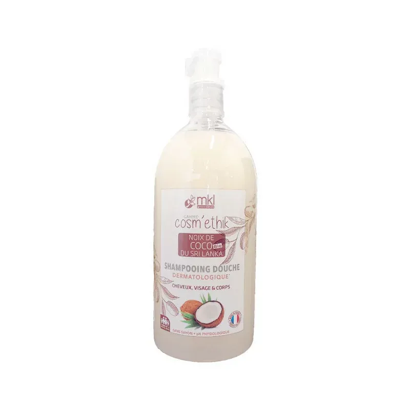 MKL Cosm'ethik Shampooing Douche Noix de Coco Bio 1L