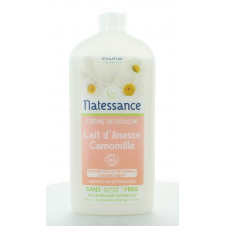 Natessance Crème de Douche Lait d'ânesse & Camomille 500ml