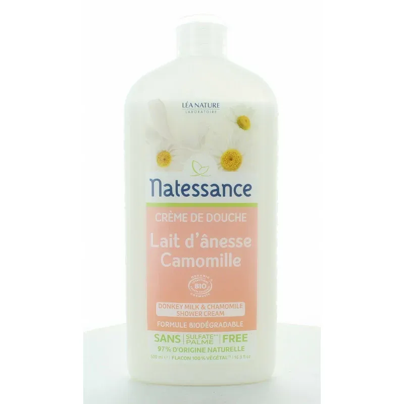Natessance Crème de Douche Lait d'ânesse & Camomille 500ml