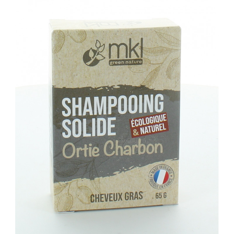 MKL Shampooing Solide Ortie Charbon Cheveux Gras 65g MKL Shampooing Solide Ortie Charbon Cheveux Gras 65g