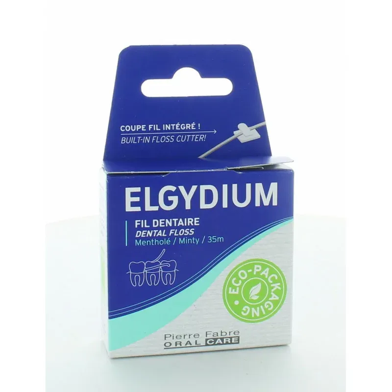 Elgydium Fil Dentaire Mentholé 35m