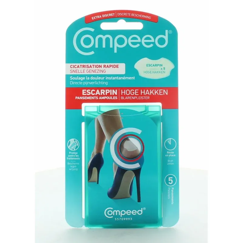 Compeed Escarpins Pansements Ampoules X5