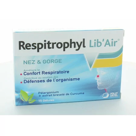 Respitrophyl Lib'Air Nez & Gorge 15 gélules
