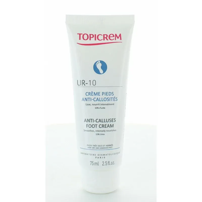 Topicrem UR-10 Crème Pieds Anti-callosités 75ml