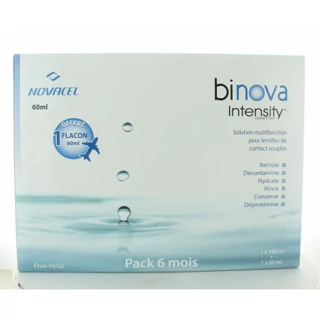 Binova Intensity Solution Multifonction 3X350ml + 1 flacon 60ml offert