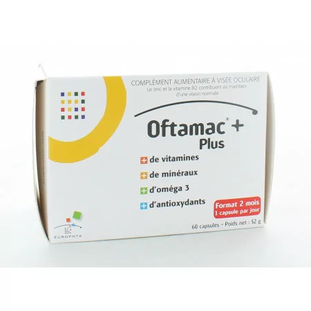 Oftamac Plus 60 capsules