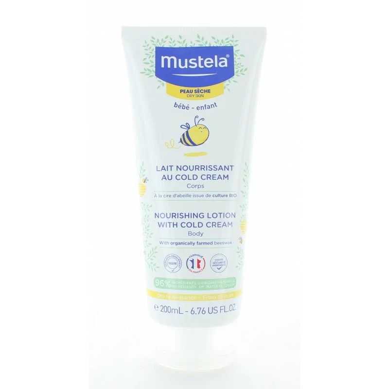 Mustela Lait Nourrissant au Cold Cream 200ml - Univers Pharmacie