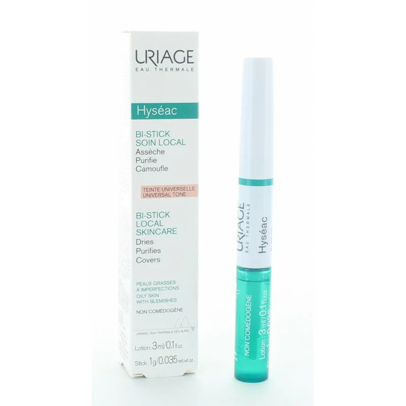 Uriage Hyséac Bi-Stick Soin Local 3ml + 1g