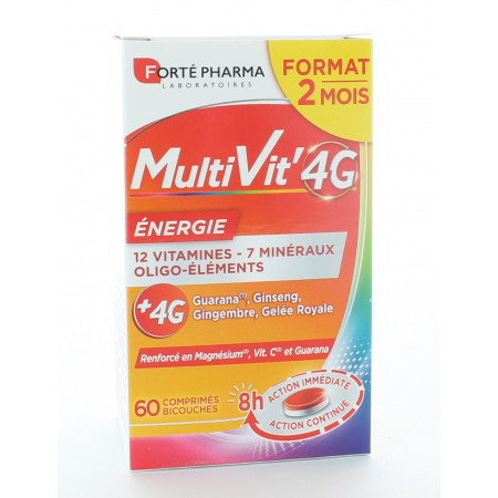 Forté Pharma MultiVit' 4G 60 comprimés
