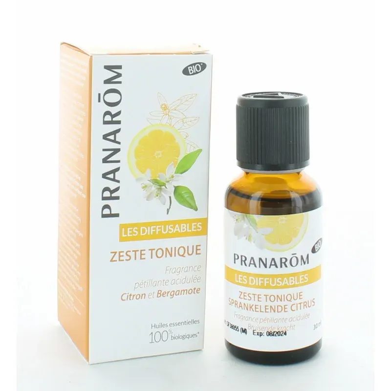 Pranarôm Les Diffusables Bio Zeste Tonique 30ml