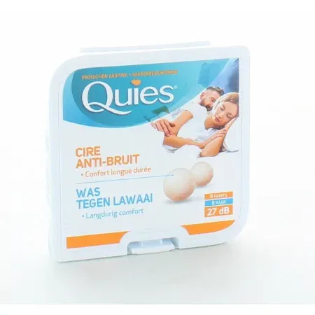 Quies Cire Anti-bruit 27dB 8 paires