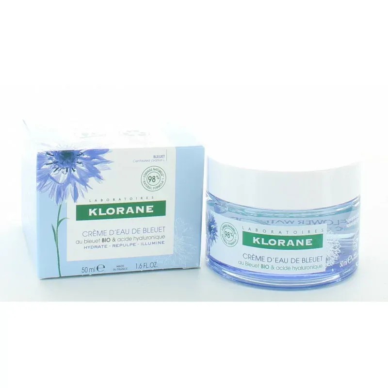 Klorane Crème d'Eau de Bleuet 50ml - Univers Pharmacie
