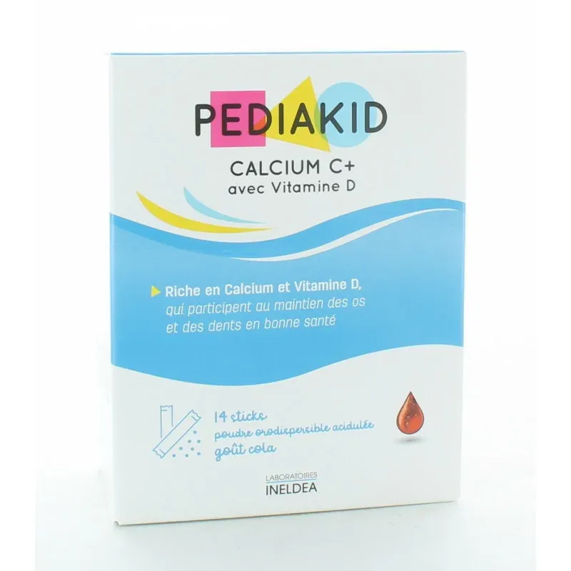 Pediakid Calcium C+/Vitamine D 14 sticks Pediakid Calcium C+/Vitamine D 14 sticks