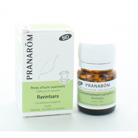 Pranarôm Perles d'Huile Essentielle Ravintsara X60