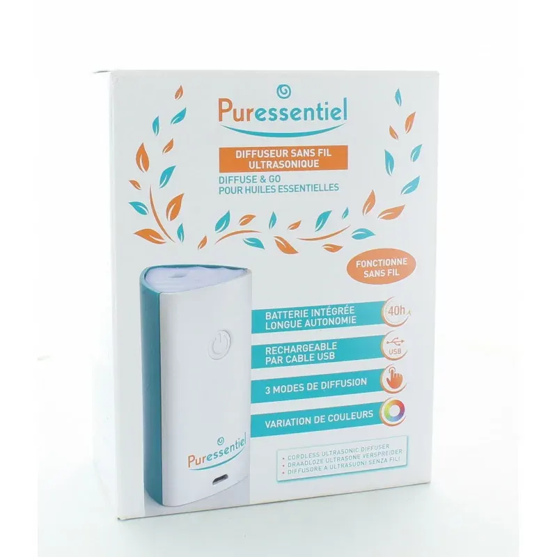 Puressentiel Diffuseur Sans Fil Ultrasonique