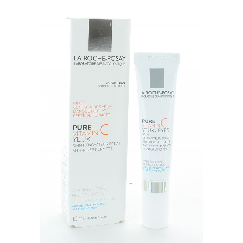La RochePosay Pure Vitamin C Yeux Soin Rénovateur 15mlUnivers Pharmacie.