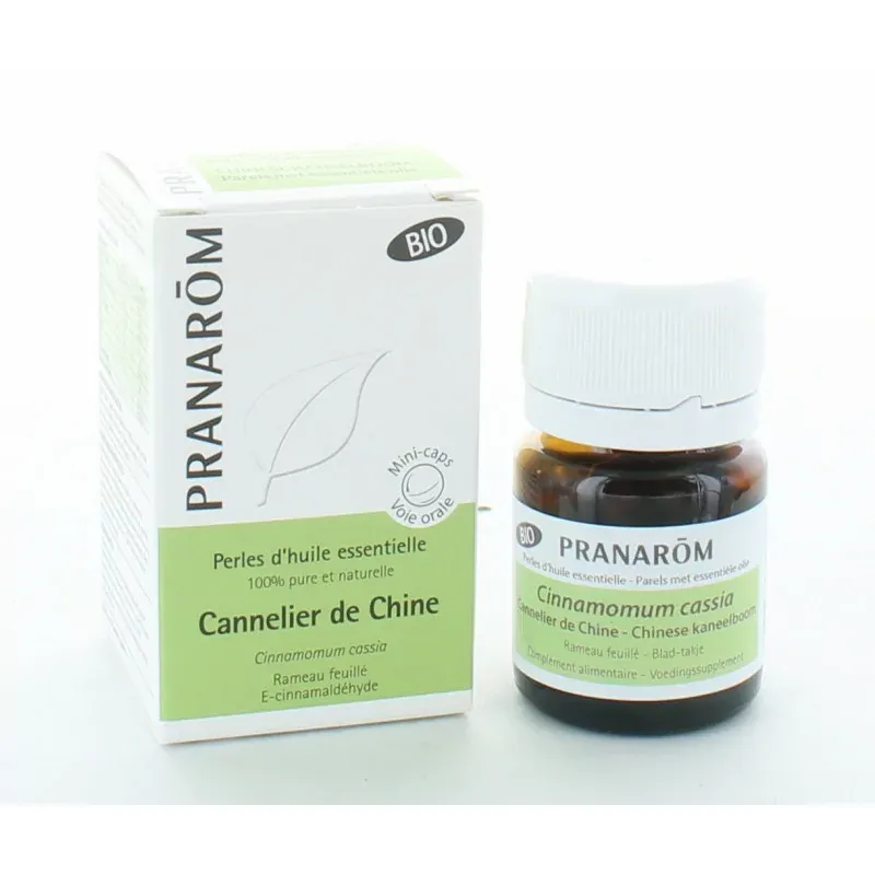 Pranarôm Perles d'Huile Essentielle Cannelier de Chine X60