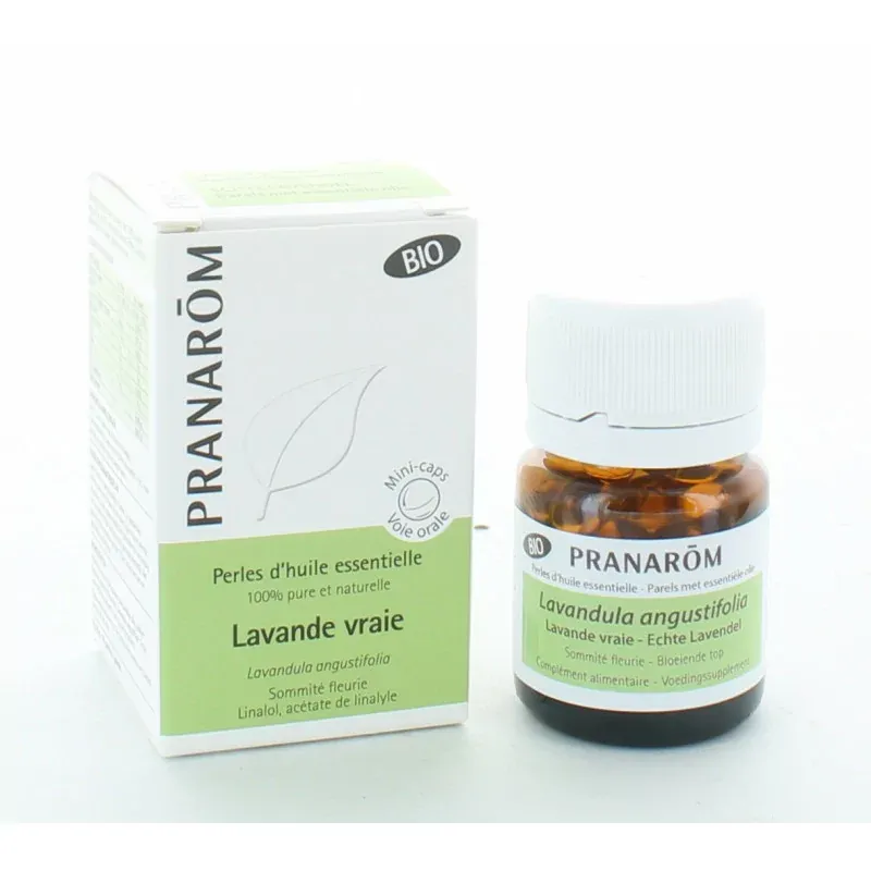 Pranarôm Perles d'Huile Essentielle Lavande Vrai X60