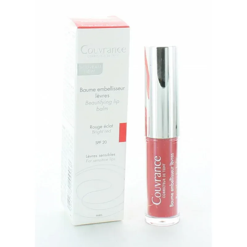 Avène Couvrance Baume Embellisseur Lèvres Rouge Éclat SPF20