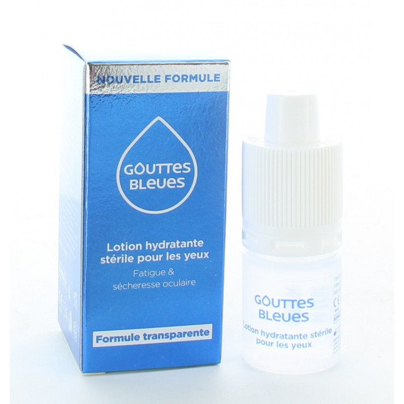 Gouttes Bleues Lotion Hydratante Stérile 10ml