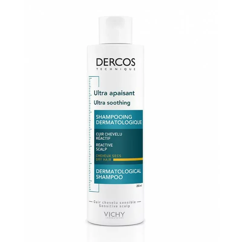 Dercos Ultra Apaisant Shampoing Cheveux Secs 200ml