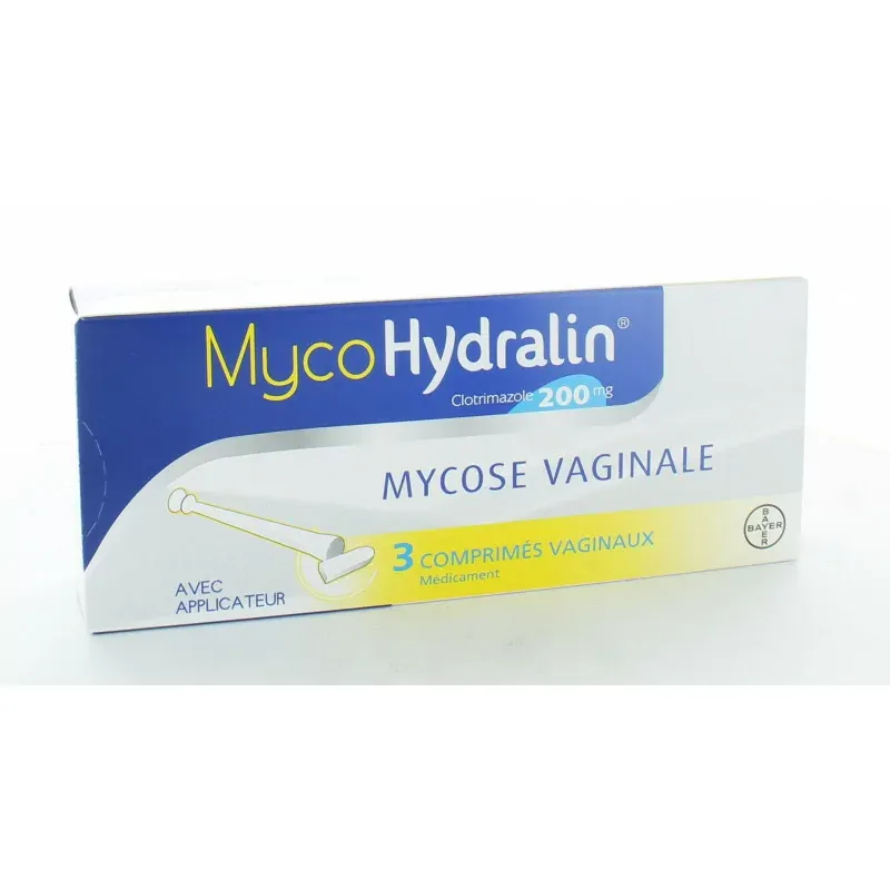 MycoHydralin 200mg 3 comprimés vaginaux
