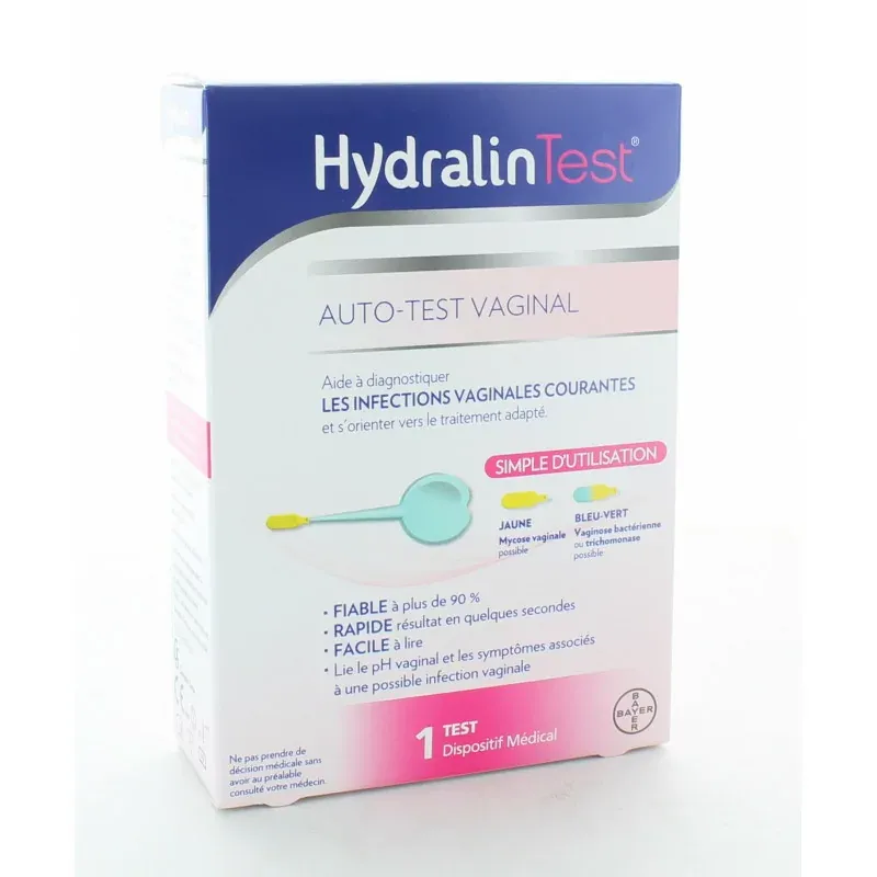 HydralinTest AutoTest VaginalUnivers Pharmacie