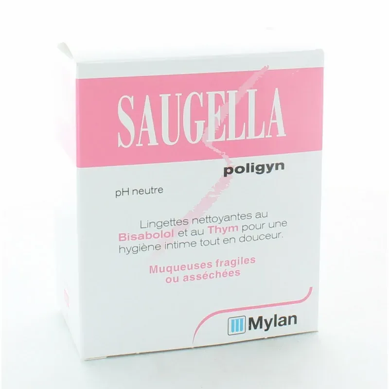 Saugella Poligyn Lingettes Nettoyantes X10