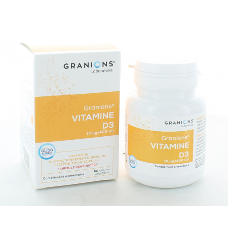 Granions Vitamine D3 60 gélules végétales