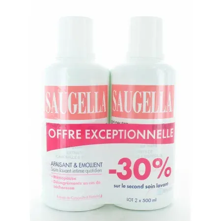 Saugella Poligyn Soin Lavant Intime 2X500ml
