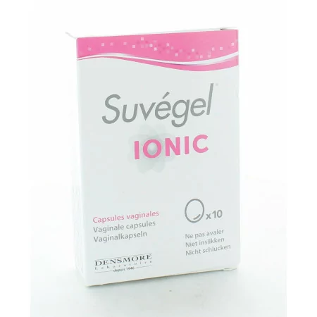 Suvégel Ionic Capsules Vaginales X10