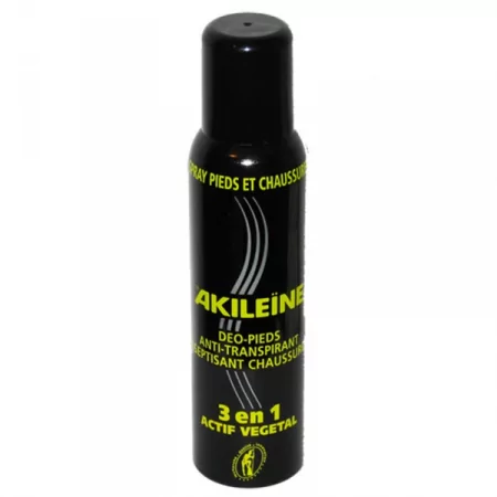Akileïne Spray Déo-Pieds Anti-transpirant 3en1 150ml