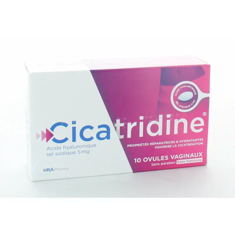 Cicatridine Ovules Vaginaux 10 ovules