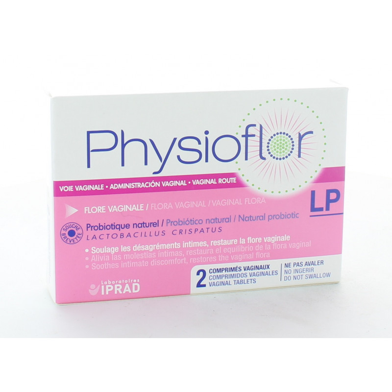 Physioflor LP 2 Comprimés Vaginaux