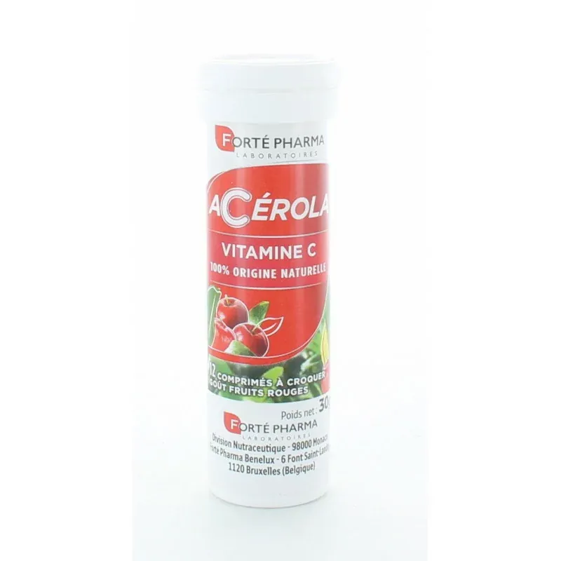 Forté Pharma Acérola Vitamine C 12 comprimés
