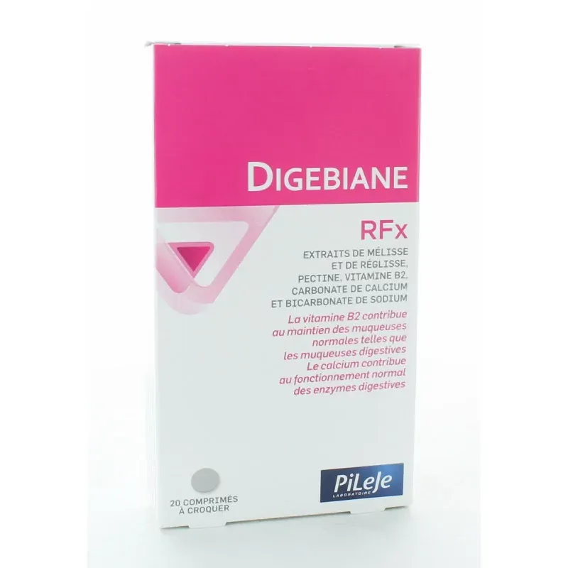 PiLeJe Digebiane RFx 20 comprimés à croquer