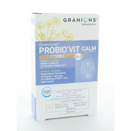 Granions Probio'Vit Calm 2en1 25 gélules