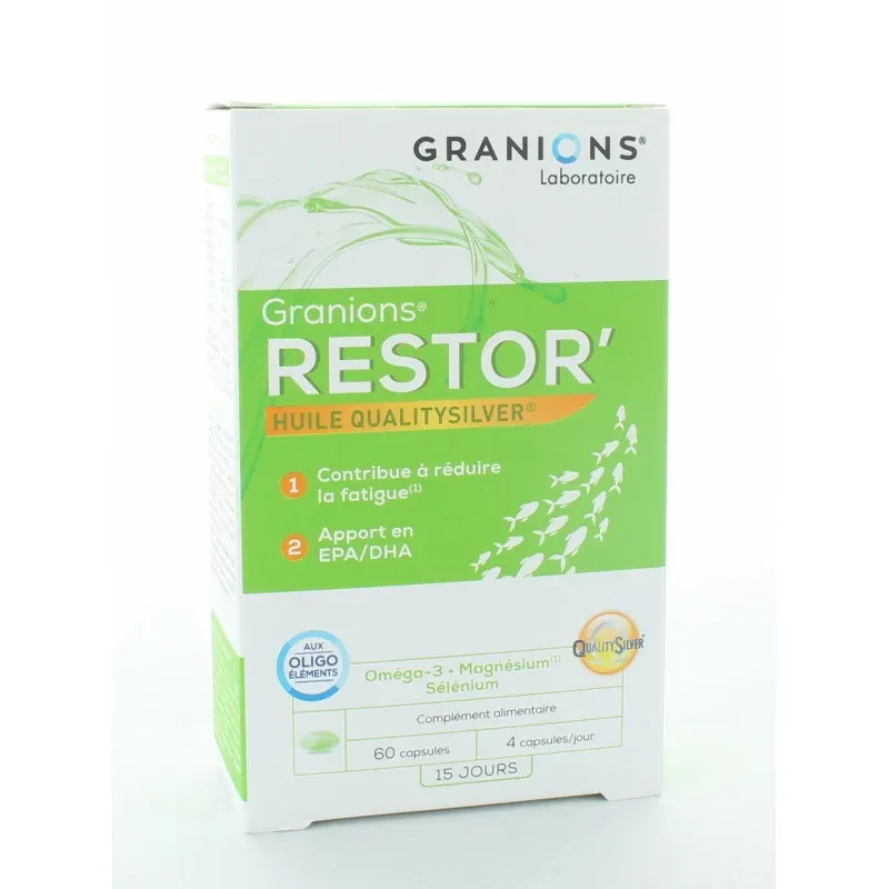 Granions Restor' 60 capsules - Univers Pharmacie