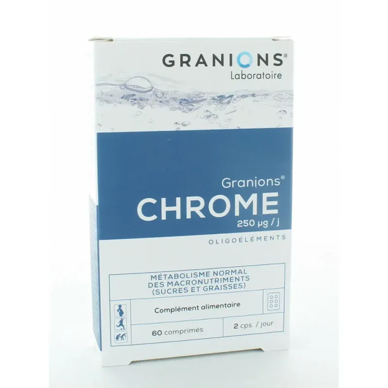Granions Chrome 60 comprimés Granions Chrome 60 comprimés