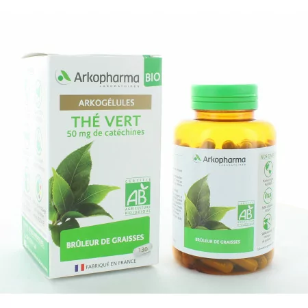 Arkopharma Arkogélules Bio Thé Vert 130 gélules