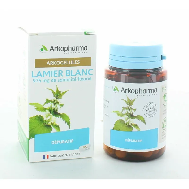 Arkopharma Arkogélules Lamier Blanc 45 gélules