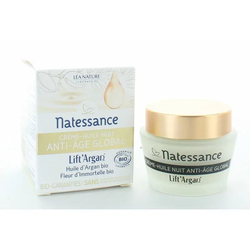 Natessance Lift' Argan Crème-Huile Nuit 50ml